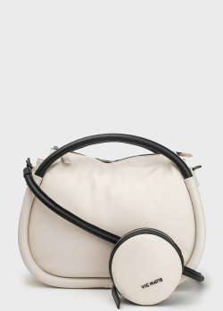 Белая сумка Vic Matie с контрастными деталями, фото