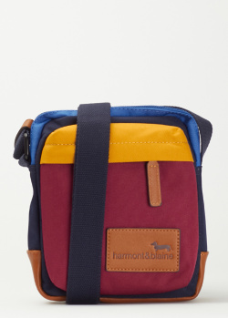 Мужская сумка Harmont&Blaine в стиле колор-блок, фото