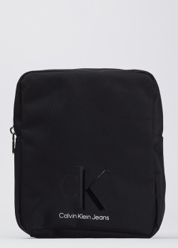 Сумка-планшет Calvin Klein черного цвета, фото