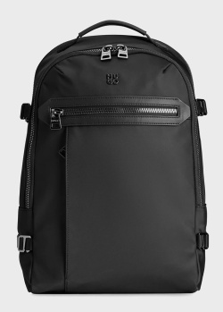 Чорний рюкзак Hugo Boss Hugo з кишенею на блискавці, фото