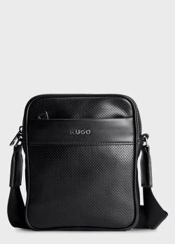 Чоловіча сумка Hugo Boss Hugo з перфорованим оздобленням, фото