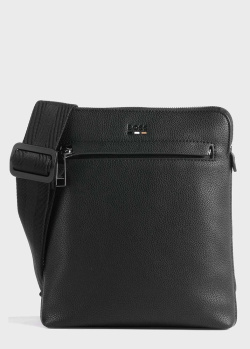 Мужская сумка Hugo Boss черного цвета, фото