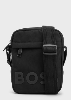 Сумка через плечо Hugo Boss с брендовой надписью, фото