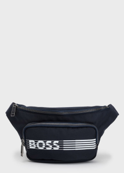 Поясная сумка Hugo Boss синего цвета, фото