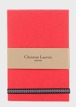 Блокнот Christian Lacroix Papier Paseo Scarlet красный, фото