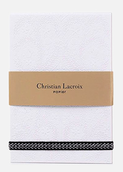 Блокнот Christian Lacroix Papier Paseo Pastis білий, фото