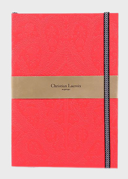 Блокнот Christian Lacroix Papier Paseo Scarlet B5 червоний, фото