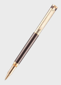 Ручка-роллер Waldmann Xetra с золотистыми вставками, фото