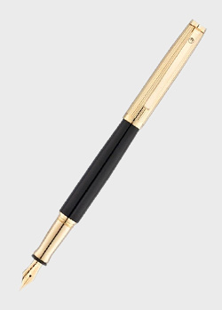 Перьевая ручка Waldmann Tuscany с линейной гравировкой на колпачке, фото
