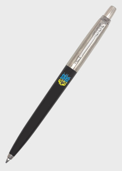 Шариковая ручка Parker Jotter 17 Originals Ukraine Black Ct Bp Огненный Трезубец, фото