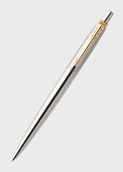 Кулькова ручка Parker Jotter 17 SS у сріблястому кольорі, фото