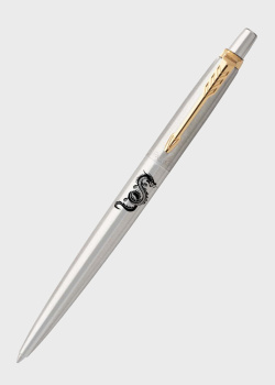 Шариковая ручка Parker Jotter 17 Zodiac SS GT BP Зеленый Дракон, фото