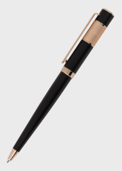 Шариковая ручка Hugo Boss Ribbon Vivid Black с поворотным механизмом, фото