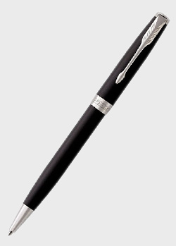 Шариковая ручка Parker Sonnet 17 Matte Black Lacquer, фото