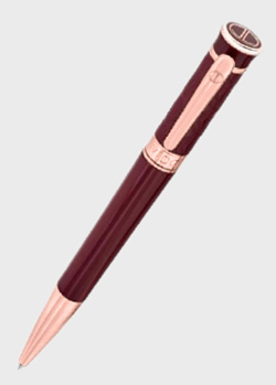 Кулькова ручка Davidoff Zino бордового кольору, фото