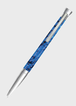 Кулькова ручка Davidoff Venice синього кольору, фото
