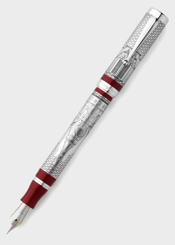 Перьевая ручка Montegrappa Cosmopolitan красного цвета, фото