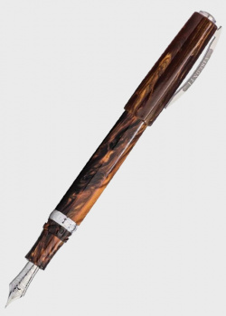 Перова ручка Visconti Medici Ove коричневого кольору, фото