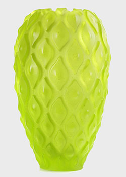 Кришталева ваза Daum Calicia green, фото