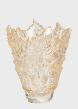 Кришталева ваза Lalique Champs Elysees 33см із золотим покриттям, фото