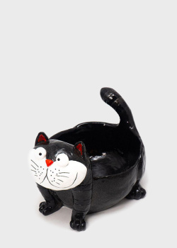 Керамическое кашпо в виде котика Exner, фото