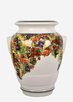 Напольная ваза Brandani Le Primizie 49см с рисунком, фото