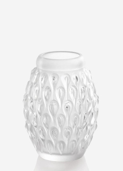 Настольная ваза Lalique Figuera 13см из матового хрусталя, фото