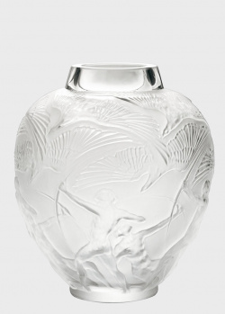 Ваза из хрусталя Lalique Archers с изображением лучников, фото