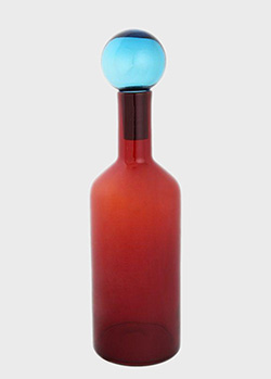 Ваза Mastercraft 22см в форме бутылки с пробкой-колбой, фото