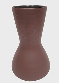 Ваза Rina Menardi Giara 39см коричневого цвета, фото