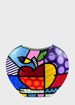 Настольная ваза Goebel Pop Art Romero Britto Big Apple 21см, фото