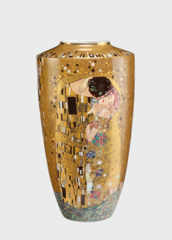 Фарфоровая напольная ваза Goebel Artis Orbis Gustav Klimt Vase The Kiss Limited Edition 55см, фото