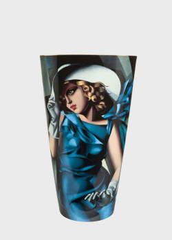 Ваза для підлоги Goebel Artis Orbis Tamara de Lempicka Woman with Gloves 50см, фото