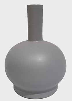 Ваза Rina Menardi Royal Vase 32см сірого кольору, фото