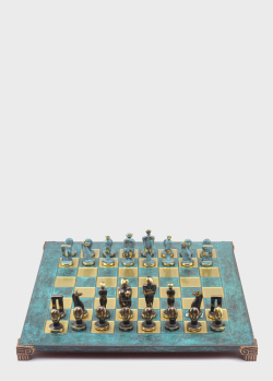Шахматы Manopoulos Остров Пасхи 44х44см с фигурами из бронзы, фото