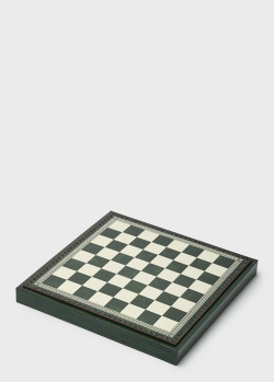 Шахматное поле для укладки шахмат Nigri Scacchi зеленого цвета, фото