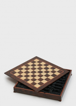 Шахматное поле для укладки шахмат Nigri Scacchi коричневого цвета, фото