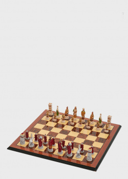 Шахматные фигуры Nigri Scacchi Бой римлян с варварами среднего размера, фото