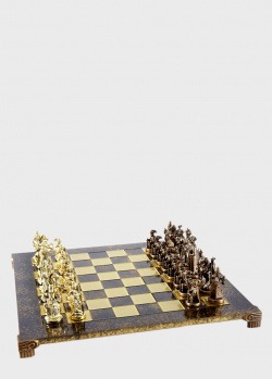 Шахматы Manopoulos Мушкетеры из золота и бронзы, фото