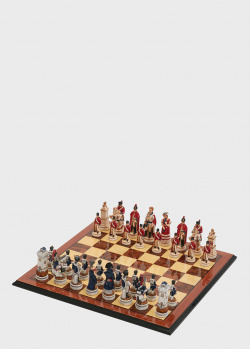 Шахматные фигуры Nigri Scacchi Битва при Ватерлоо большого размера, фото