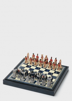 Шахові фігури Nigri Scacchi Битва За Ватерлоо маленького розміру, фото