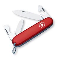 Нож Victorinox Recruit красный (10 предметов), фото