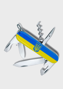Складной нож Victorinox Spartan Ukraine Герб на флаге 12 функций, фото