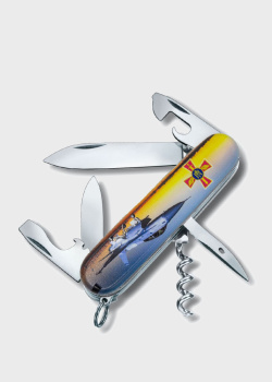 Складной нож Victorinox Spartan Army Самолет + Эмблема ПС ВСУ 12 функций, фото