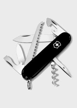 Нож складной черного цвета Victorinox Camper 13 функций, фото