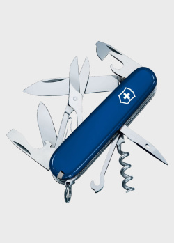 Складной нож Victorinox Climber синего цвета 14 функций, фото