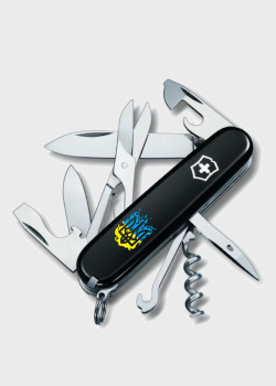 Складной нож Victorinox Climber Ukraine Огненный Трезубец 14 функций, фото