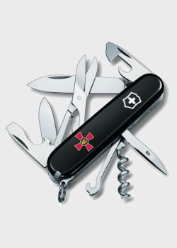 Складной нож Victorinox Climber Army Эмблема ВСУ 14 функций, фото