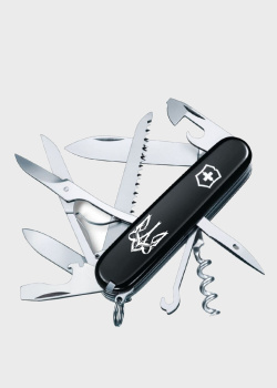 Складной нож Victorinox Huntsman Ukraine Трезубец готический белый 15 функций, фото