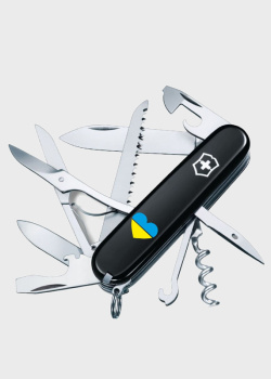 Складной нож Victorinox Huntsman Ukraine Сердце 15 функций, фото
